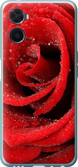 Чехол на Oppo A76 Красная роза "529u-2760-17620"