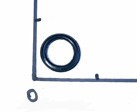 Прокладка резиновая для тэна с резьбой 1"(32мм) | Зображення 1