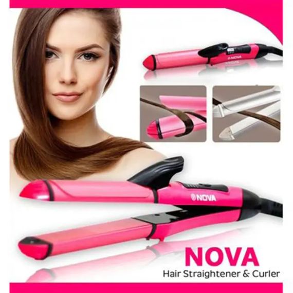 Плойка-праска для волосся Nova 2in 1 Beauty Set NHC-2009 Розпродаж | Зображення 4