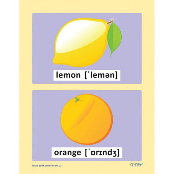 Демонстраційні флеш-картки Англійська мова ЗПП 051 двосторонні | Зображення 2