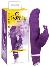 Вібратор Smile G-Butterfly, фіолетовий