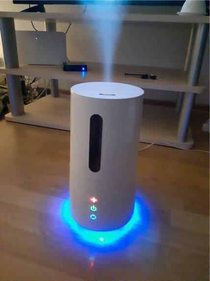 Ультразвуковий зволожувач повітря Quigg з ароматизацією та підсвіткою | Зображення 1