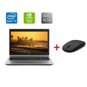 Мобильная рабочая станция Б-класс HP ZBook 15 G5 / 15.6" (1920x1080) IPS / Intel Core i7-8850H (6 (12) ядра по 2.6 - 4.3 GHz) / 16 GB DDR4 / 256 GB SSD / nVidia Quadro P1000, 4 GB GDDR5, 256-bit / Fingerprint / WebCam / USB Type-C б/у + Подарок Мышь / USB