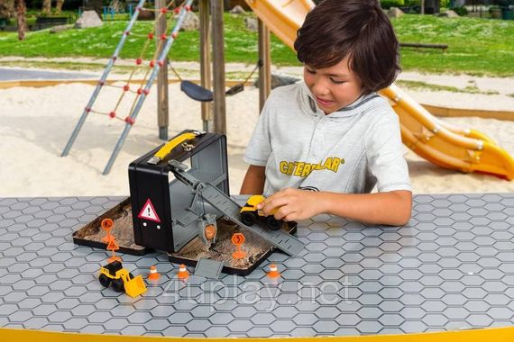Игровой набор CAT Little Machines Store N Go: портативная строительная площадка в кейсе | Зображення 4