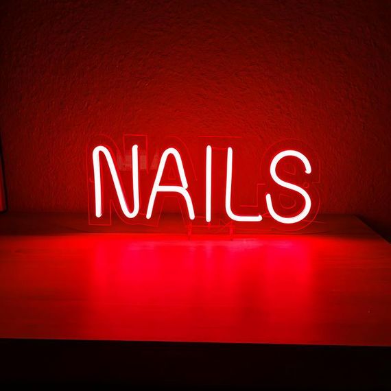 Неоновий світильник NAILS 152х375 acr-n000062 | Зображення 1