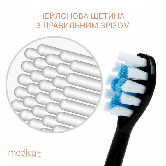 Набір: Ультразвукова зубна щітка Medica+ Probrush 9.0 (Ultasonic) black + white | Зображення 6