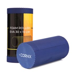Масажний ролик Cornix EVA+ 30 x 15 см (валик, ролер) XR-0299 Navy Blue