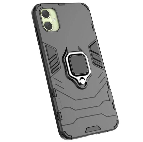 Чехол бампер Primolux Ring Armor для телефона Samsung Galaxy A05 (SM-A055) - Black | Зображення 2