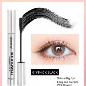 Тушь для вій водостійка Qiaoanna Black Mascara 8гр Чорна