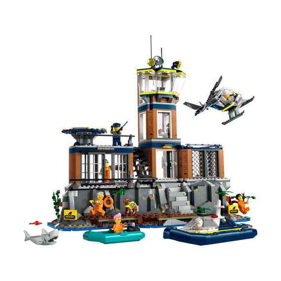 Конструктор LEGO City Поліцейський острів-в'язниця 980 деталей (60419) | Зображення 1