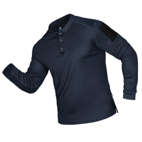 Поло Patrol Long LT CoolPass Pique Light Темно-синє  (7297), M