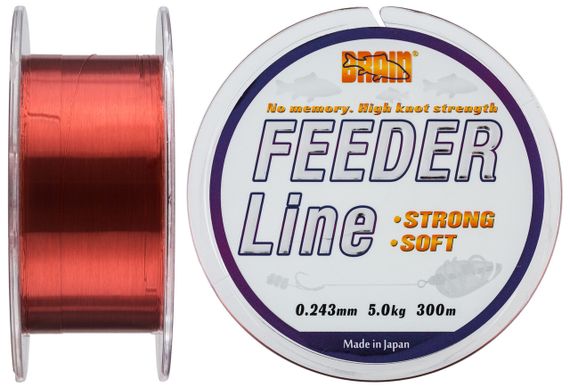 Леска Brain Feeder 300 m 0,243 mm #2.25