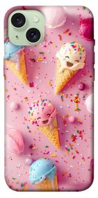 Чохол з картинкою Веселе морозиво для Apple iPhone 15 Plus (6.7")