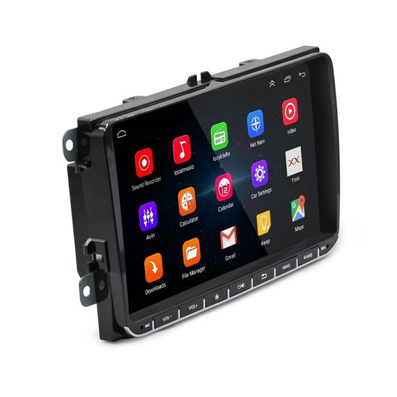 Штатна магнітола Volkswagen 9 UNIVERSAL Android 12 4+32GB з картплей та кольоровими кнопками XPRO 12 чорний (42425-K9021-32GB_6083) | Зображення 3