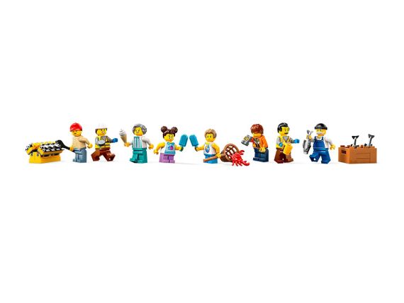Конструктор LEGO City Морська гавань із вантажним судном 60422 | Зображення 7