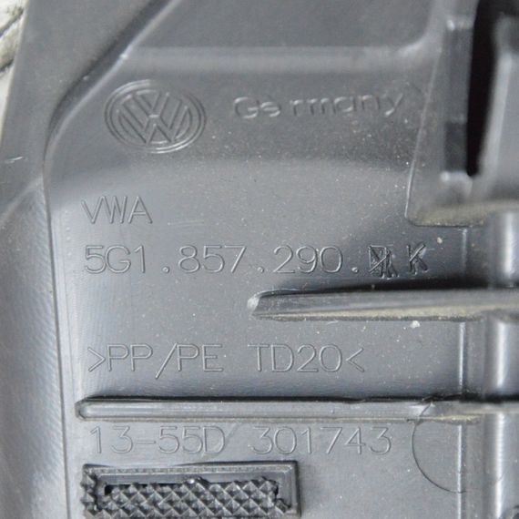 Бардачок торпедо правий Volkswagen Golf VII 2012-2020 Бардачок пасажира Фольксваген Гольф 7 5G1857290K | Зображення 9