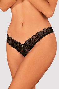Відкриті стринги Obsessive Donna Dream otwarte Чорні M/L