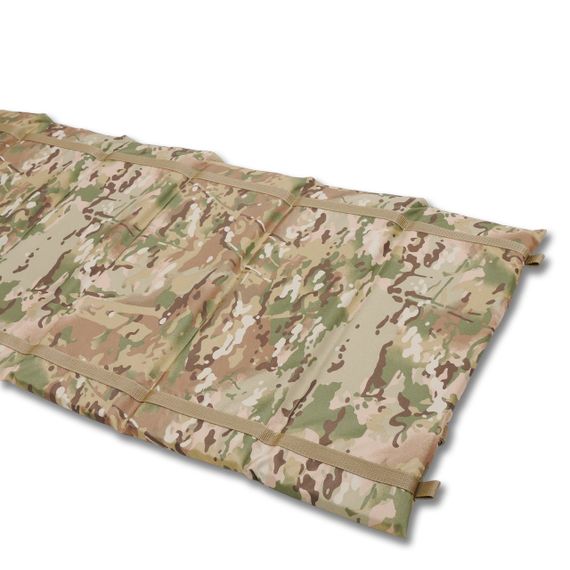 Тактичний розкладний каремат посилений (20мм+стропа) Kiborg К-2 мультикам | Зображення 4