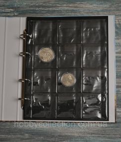 Альбом для монет Schulz Optima   для ювілейних монет в капсулах - 10 листів (тип 12)