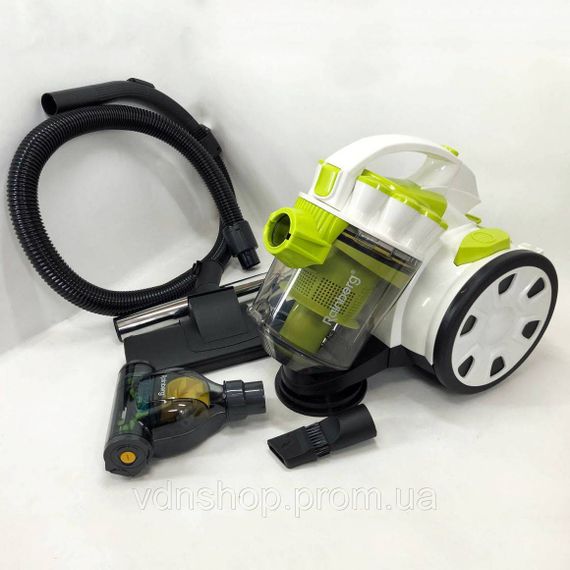 Потужний побутовий циклонний пилосос Rainberg RB-651 2500 Вт, Пилосос циклонного типу з нера фільтром VD-51 | Зображення 6