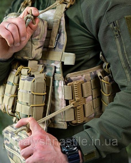Плитоноска 4 точки быстрый сброс ONYX  Single sword мультикам ПП7560 | Зображення 5