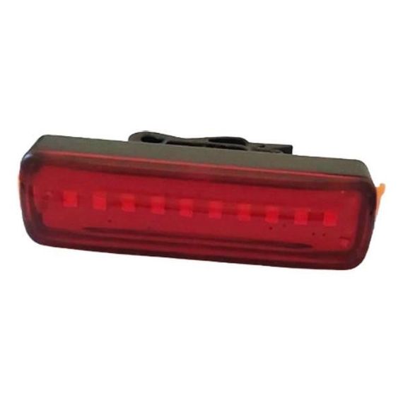 Велофонарь аккумуляторный сигнальный красный свет XFL-102-10SMD Черный