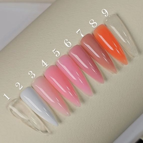 Полігель Saga Poly Gel №02 (білий) в тюбику 30мл | Зображення 3