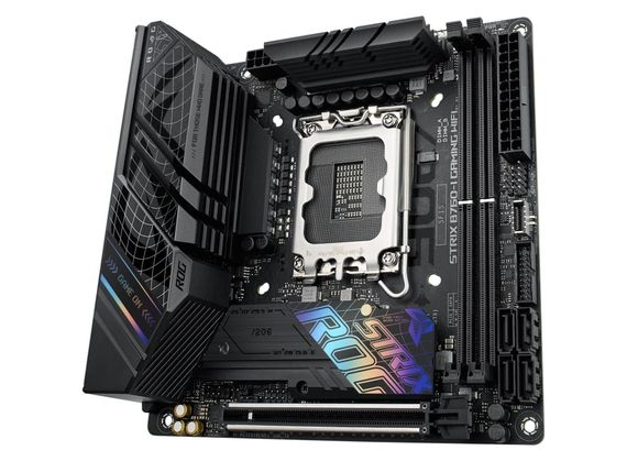 Материнcкая плата ASUS ROG STRIX B760-I GAMING WIFI s1700 B760 2xDDR5 M.2 HDMI DP Wi-Fi BT mITX 90MB1D90-M1EAY0 | Зображення 4