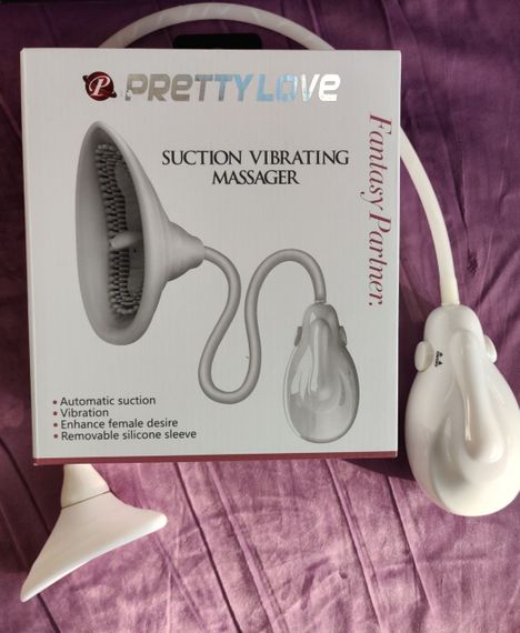 ВІБРОСТИМУЛЯТОР — ПОМПА ДЛЯ ВАГІНИ "PASSIONATE LOVER" L 104 мм Sex Aura