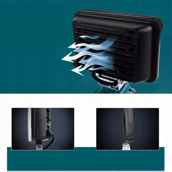 Акумуляторна лампа для Makita 18В PRO з акумулятором 60W 48LED | Зображення 5