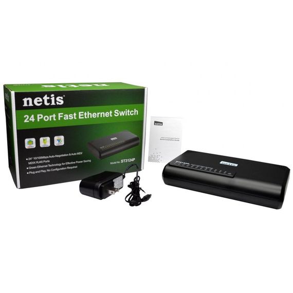 Комутатор мережевий Netis ST3124P | Зображення 3