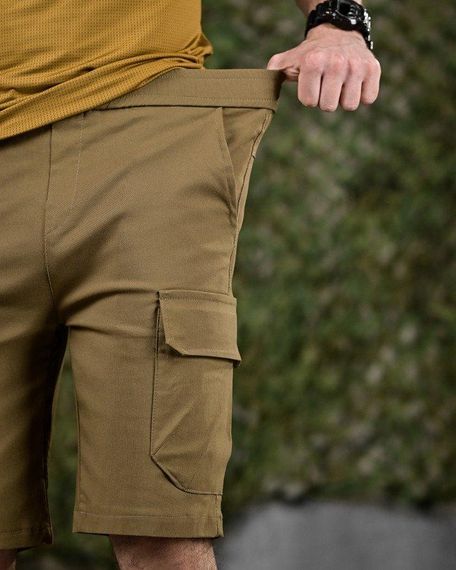 Міські стретчові шорти AHILES кайот ДЛ6356 | Зображення 4