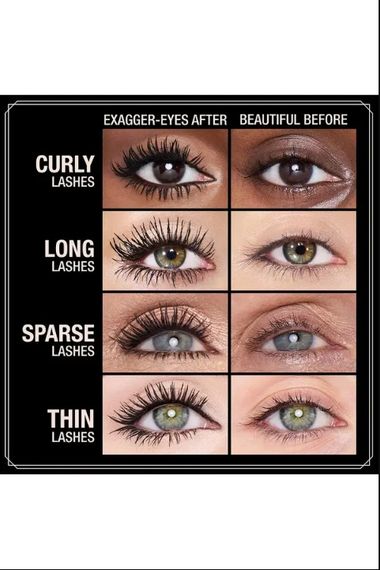Тушь для ресниц Charlotte Tilbury Exagger-Eyes Volume Mascara Travel - Black (4 ml) | Зображення 2