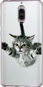 Чехол на Huawei Mate 9 Pro Летящий котёнок "2322u-819-17620"