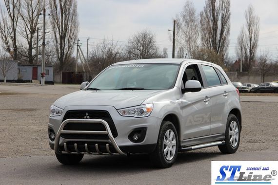Кенгурятник WT003 (нерж.) для Mitsubishi ASX 2010-2023 гг | Зображення 4