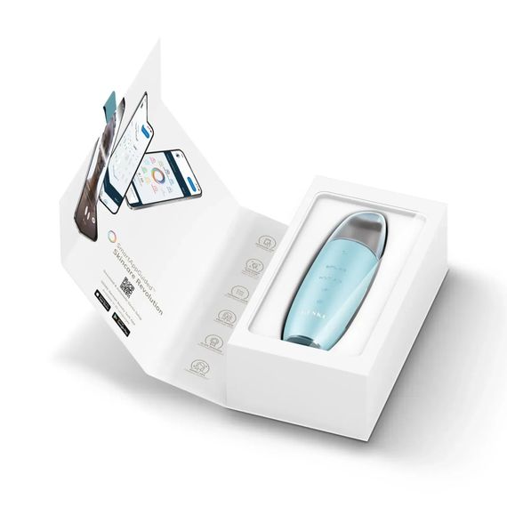 Мікрострумовий скрабер для шкіри та усунення чорних точок GESKE MicroCurrent Skin Scrubber&Blackhead Remover 9в1 magenta, Бірюзовий | Зображення 8