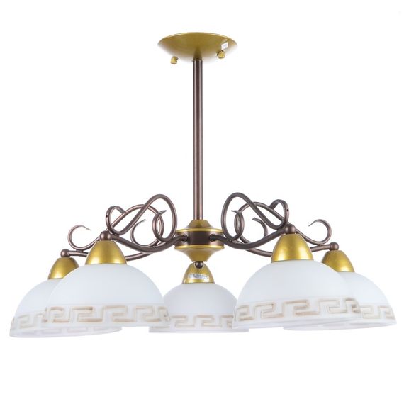 Люстра потолочная кованая E27 60W BR (BKL-429C/5)