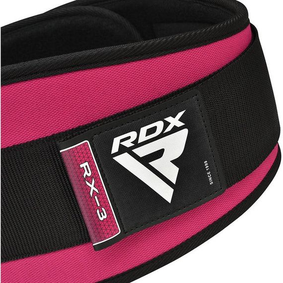 Пояс для важкої атлетики RDX RX3 EVA Curve неопреновий SHARP PINK-S | Зображення 2