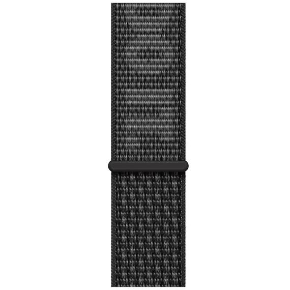 Ремінець Nylon для Apple Watch 38/40/41/42mm(ser.10) Black / Summit White | Зображення 2