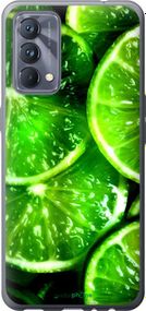 Чохол на Realme GT Master Зелені часточки лимона "852u-2852-2448"