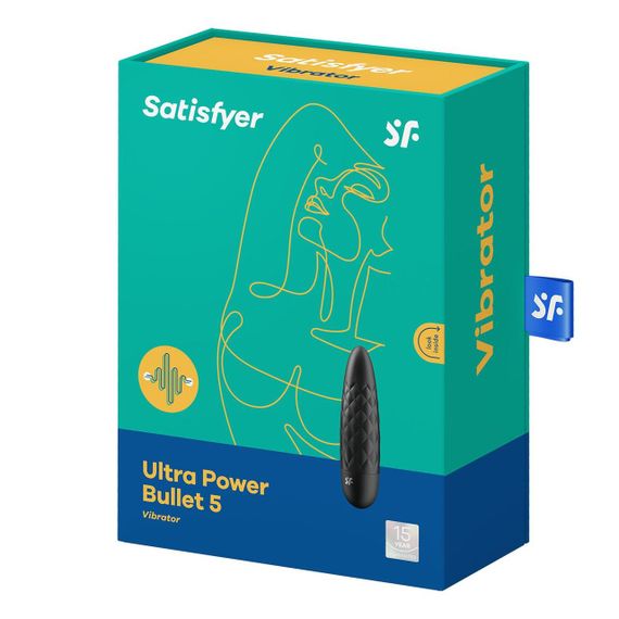 Мінівібратор Satisfyer Ultra Power Bullet 5 Black Sex Aura | Зображення 6