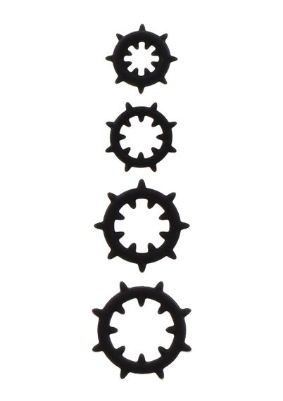 Помпи для сосків Taboom з набором кілець, чорні. Sex Aura | Зображення 4