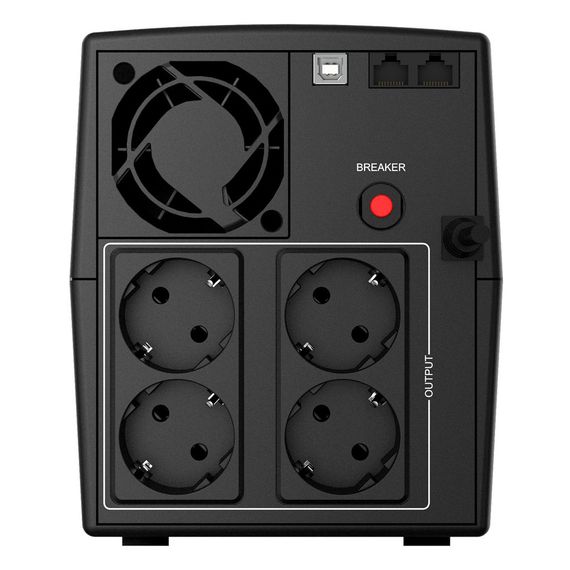 Пристрій безперебійного живлення nJoy Keen 1500VA USB (UPLI-LI150KU-CG01B) | Зображення 3