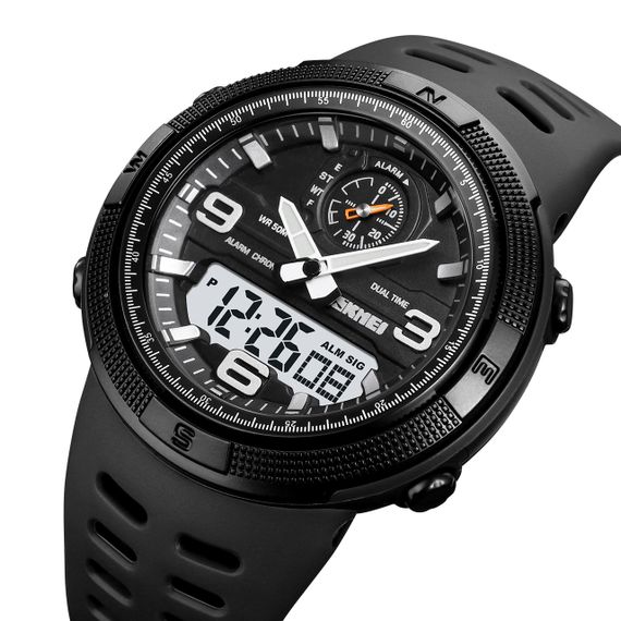 Skmei 1655BKWT Black-White | Зображення 1