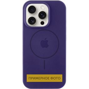 Чохол Silicone Case Full Protective (AA) with MagSafe для Apple iPhone 16 Plus (6.7") Фіолетовий / Elderberry