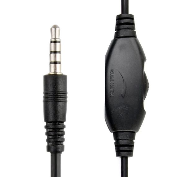 Навушники стерео накладні Gembird MHS-03-BKRD, з мікрофоном, 3.5 Jack 1x4-pin, чорний з червоним | Зображення 2