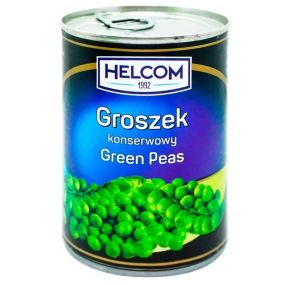 Горошек зеленый консервированный Helcom 400г ,Польша