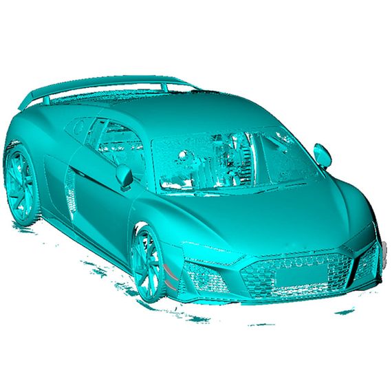 Накладки на передній бампер V1 (2023-2025, Карбон) для Ауди R8 2015- рр | Зображення 1