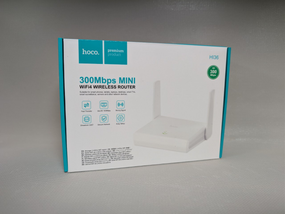 Маршрутизатор Hoco HI36 Wi‑Fi 2.4 GHz, 300 Мбіт/с, 1 WLAN + 2 LAN для дому та офісу