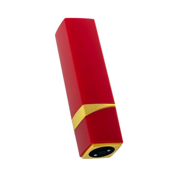 Міні-вібратор. Імітація помади (червоний, USB) | Зображення 1